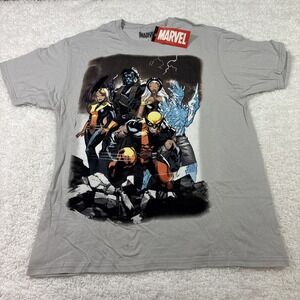 Marvel Mad Engine‎ Wolverine Men's T Shirt Gray